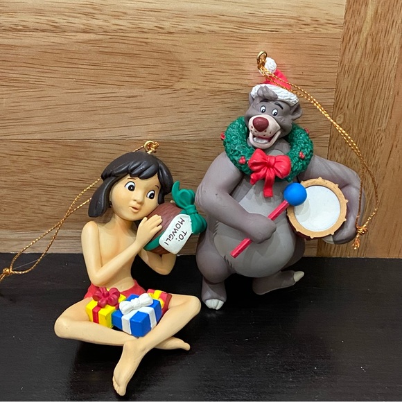 Vintage Disney MOWGLI & BALOO Jungle Book Grolier First Issue Christmas Ornament - Picture 8 of 16